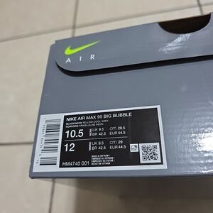 Nike Air Max 95 Big Bubble Box with Neon Yellow Swoosh